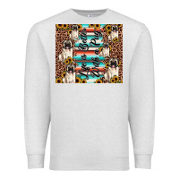 Oatmeal Heather life is better with a pug Premium Sweatshirt - JahusDesignShop