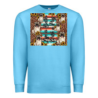 Ocean Blue life is better with a pug Premium Sweatshirt - JahusDesignShop