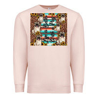 Pale Pink life is better with a pug Premium Sweatshirt - JahusDesignShop