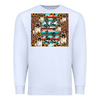 White life is better with a pug Premium Sweatshirt - JahusDesignShop