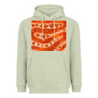 Matcha orange glitter heart Heavyweight Hoodie - JahusDesignShop
