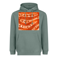 Sage orange glitter heart Heavyweight Hoodie - JahusDesignShop