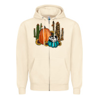 Sandshell sunflower cactus pumpkin fall Zipper Hoodie - RanaPortraitStore