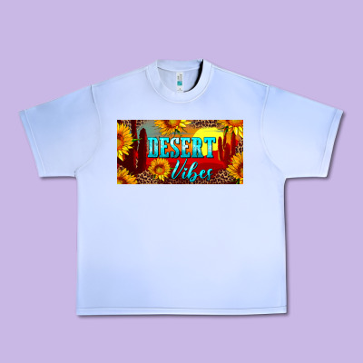 Desert Vibes License Plate Urban Heavy Tee Designed By Artiststas