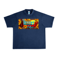 Navy desert vibes license plate Urban Heavy Tee - Artiststas