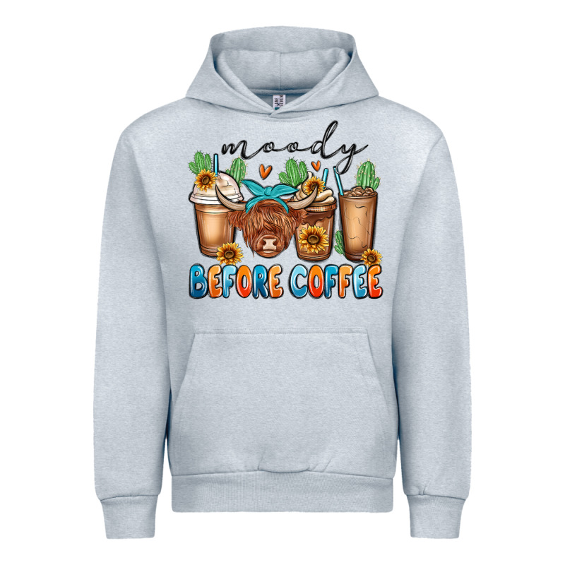 Moody Before Coffee Urban Hoodie by MaliasSmallBusiness | Teevron