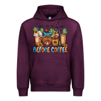 Mauve Wine moody before coffee Urban Hoodie - MaliasSmallBusiness