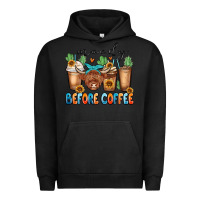 Pigment Black moody before coffee Urban Hoodie - MaliasSmallBusiness
