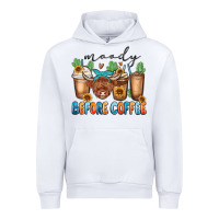 White moody before coffee Urban Hoodie - MaliasSmallBusiness
