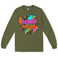 Army Green rebel mom Long Sleeve Tee - Zillion Design Studio
