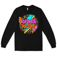 Black rebel mom Long Sleeve Tee - Zillion Design Studio