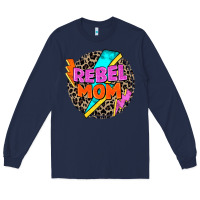 Navy rebel mom Long Sleeve Tee - Zillion Design Studio