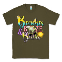 Army Green beaches booze and besties tbw Classic Tee - texasbilliewilder