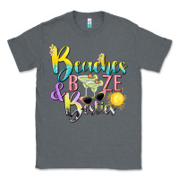 Charcoal Heather beaches booze and besties tbw Classic Tee - texasbilliewilder
