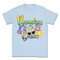 Dusty Blue beaches booze and besties tbw Classic Tee - texasbilliewilder