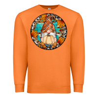 Carrot fall gnomes round earrings Premium Sweatshirt - Artiststas