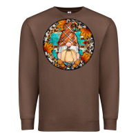 Chestnut fall gnomes round earrings Premium Sweatshirt - Artiststas
