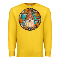 Lemon fall gnomes round earrings Premium Sweatshirt - Artiststas