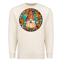 Sandshell fall gnomes round earrings Premium Sweatshirt - Artiststas