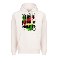 Pale Pink 365 days Premium Hoodie - MaliasSmallBusiness