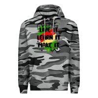 Slate Camo 365 days Premium Hoodie - MaliasSmallBusiness