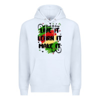 White 365 days Premium Hoodie - MaliasSmallBusiness