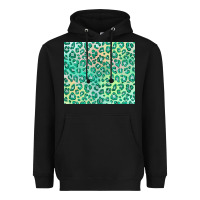 Black green leopard glitter Heavyweight Hoodie - JahusDesignShop