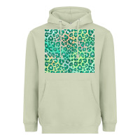 Matcha green leopard glitter Heavyweight Hoodie - JahusDesignShop