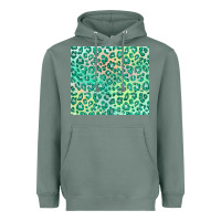 Sage green leopard glitter Heavyweight Hoodie - JahusDesignShop