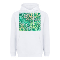 White green leopard glitter Heavyweight Hoodie - JahusDesignShop