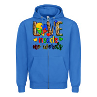 True Royal love needs no words Zipper Hoodie - Zillion Design Studio
