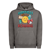 Pigment Tornado happiest when i'm reading Urban Hoodie - MaliasSmallBusiness