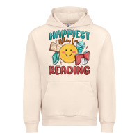 Sandshell happiest when i'm reading Urban Hoodie - MaliasSmallBusiness