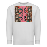 Dove Grey life is better with a pittie Premium Sweatshirt - JahusDesignShop