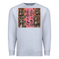 Heather Grey life is better with a pittie Premium Sweatshirt - JahusDesignShop