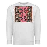 Oatmeal Heather life is better with a pittie Premium Sweatshirt - JahusDesignShop