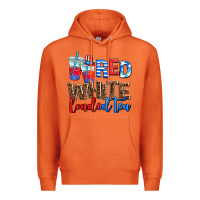 Carrot Red white loaded tea Premium Hoodie - AdoDesignShop