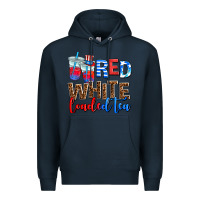 Navy Red white loaded tea Premium Hoodie - AdoDesignShop