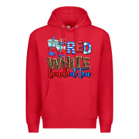 Red Red white loaded tea Premium Hoodie - AdoDesignShop
