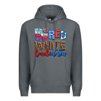 Rock Red white loaded tea Premium Hoodie - AdoDesignShop