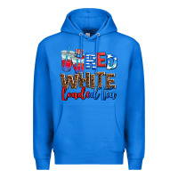 True Royal Red white loaded tea Premium Hoodie - AdoDesignShop