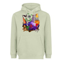 Matcha zombie nurse   halloween Heavyweight Hoodie - AdoDesignShop