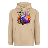 Mushroom zombie nurse   halloween Heavyweight Hoodie - AdoDesignShop