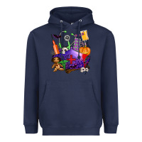 Navy zombie nurse   halloween Heavyweight Hoodie - AdoDesignShop