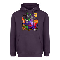 Plum zombie nurse   halloween Heavyweight Hoodie - AdoDesignShop
