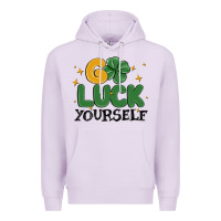 Lilac go luck yourself Premium Hoodie - MaliasSmallBusiness