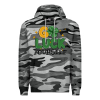 Slate Camo go luck yourself Premium Hoodie - MaliasSmallBusiness