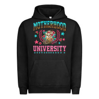 Pigment Black motherhood university with coffee Urban Hoodie - NancyCooperArtShop