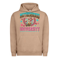 Pigment Burro motherhood university with coffee Urban Hoodie - NancyCooperArtShop