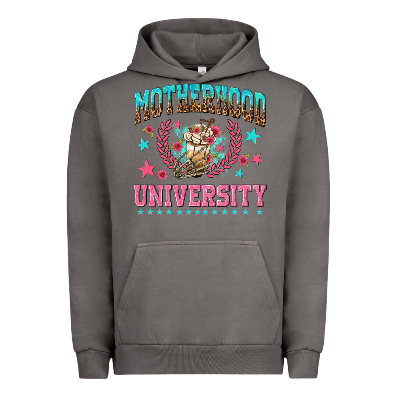 Motherhood University With Coffee Urban Hoodie by NancyCooperArtShop | Teevron